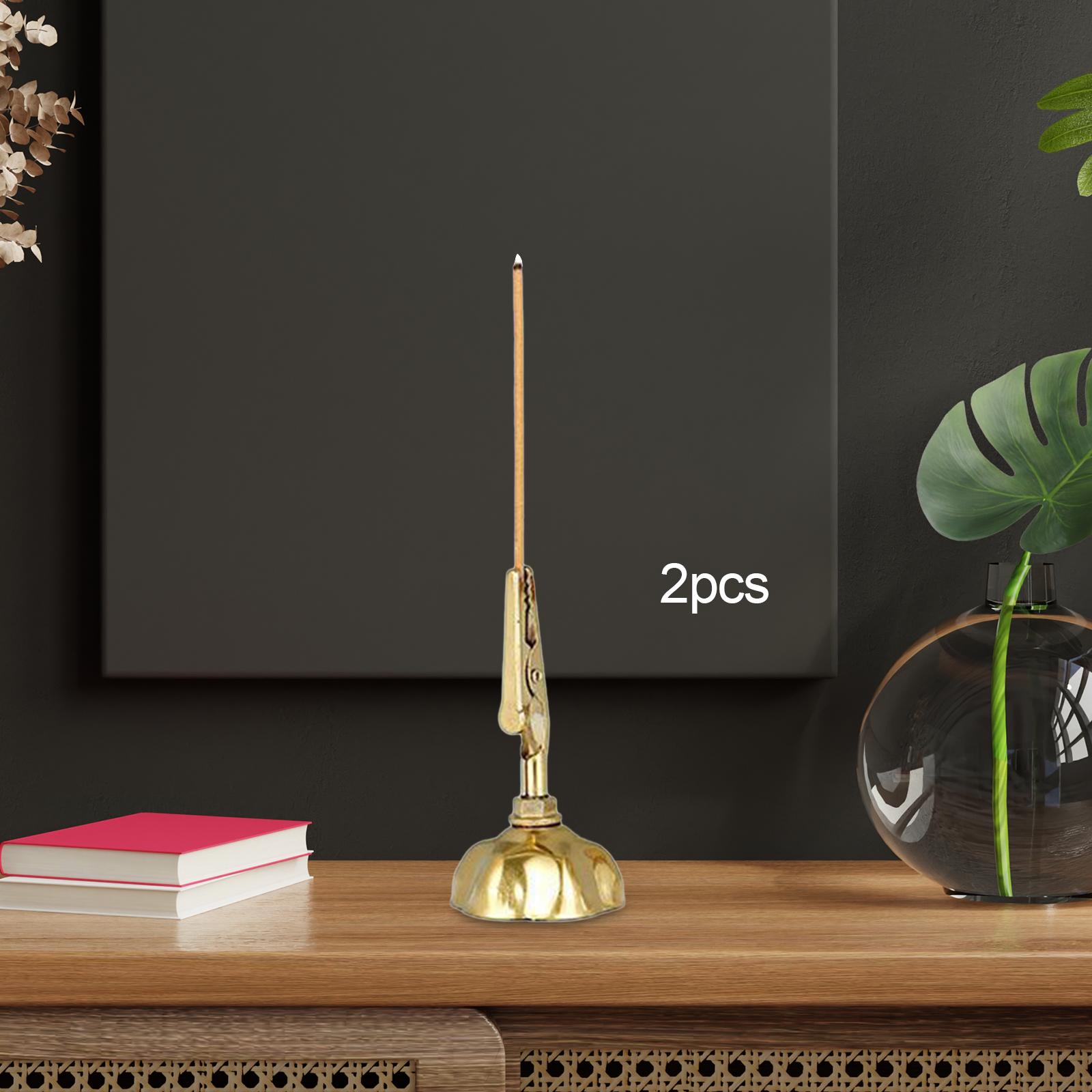 Incense Holder - Legering wierookhouder clip voor stokjes, spiraalbrander,