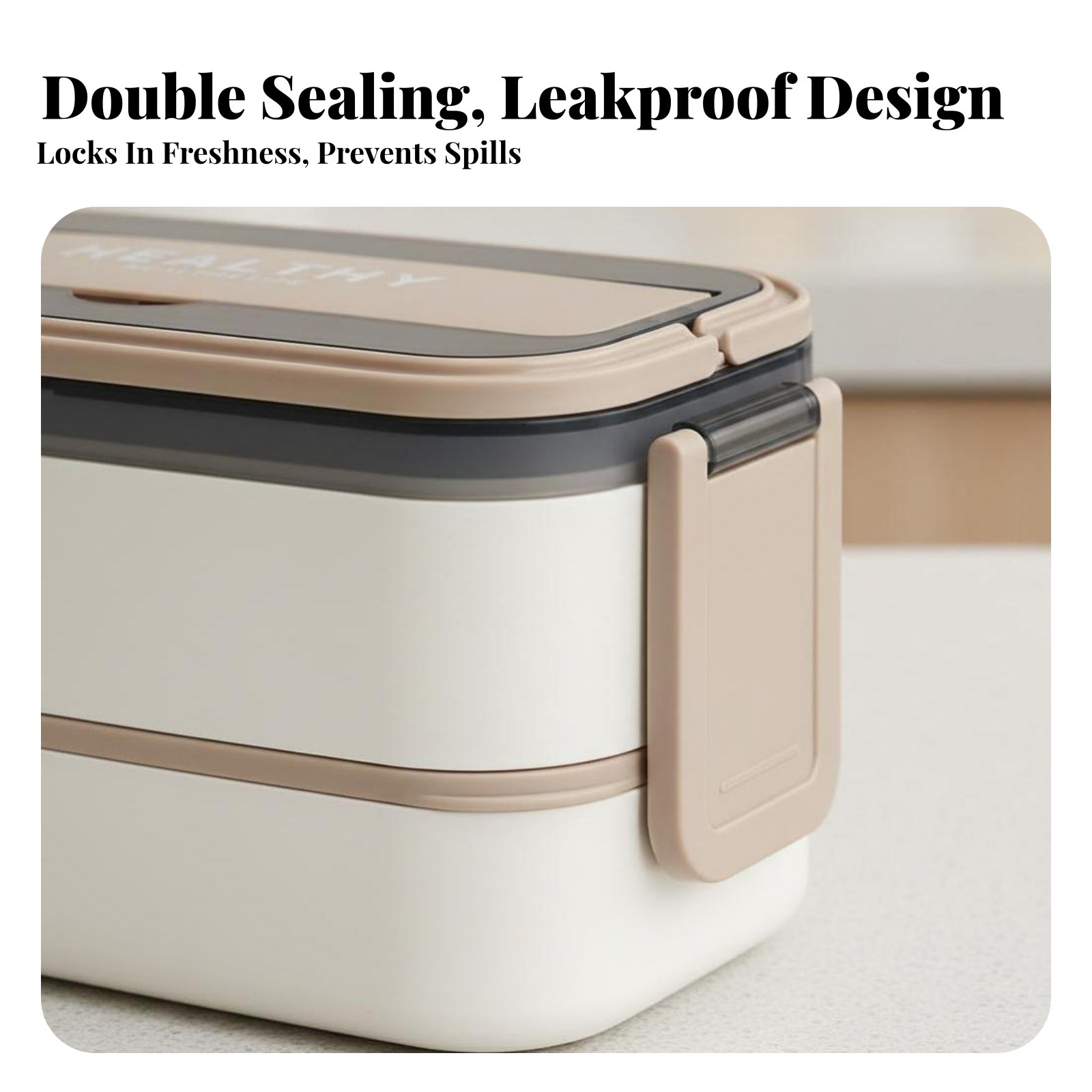 Plastic bentobox, dubbele comp - Bento Box recensie en prijs