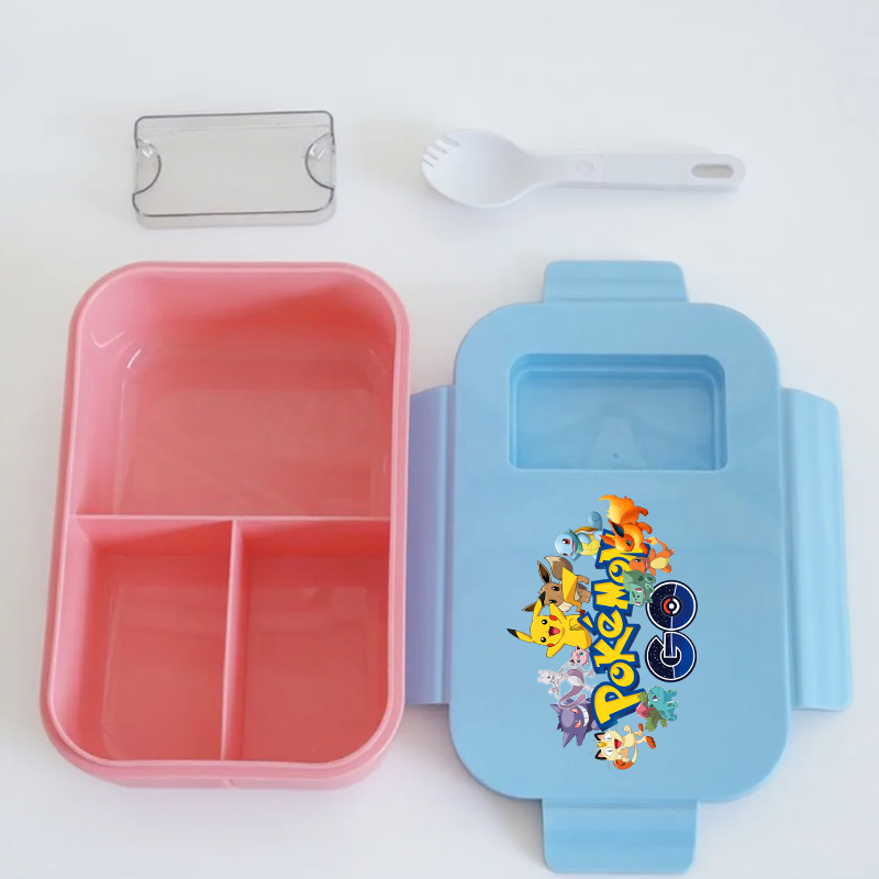 Pokémon lunchbox met lepel, ca - Bento Box recensie en prijs