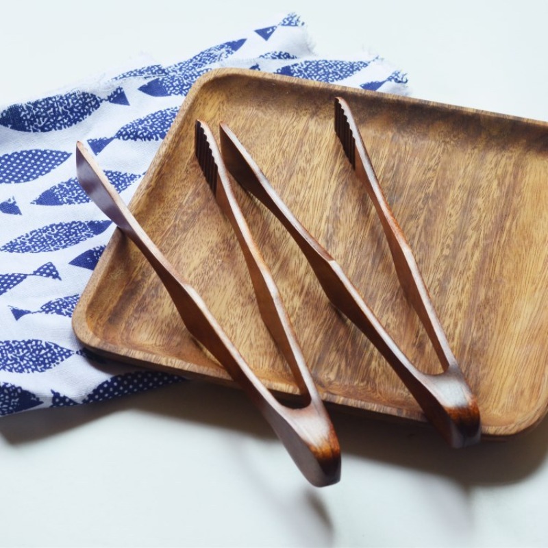 Natuurlijke houten voedselserv - Japanese Snacks recensie en prijs
