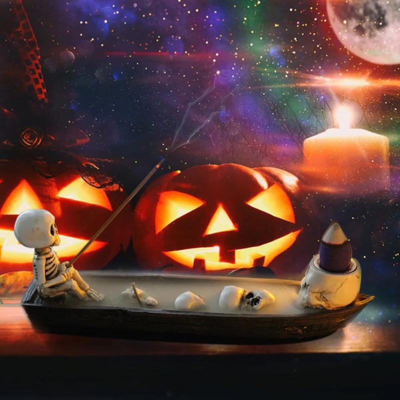 Schedelboot wierookhouder, uni - Incense Holder recensie en prijs