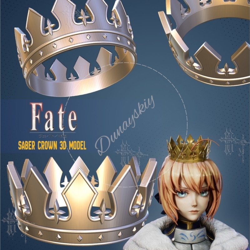 Artoria Saber Crown FATE STAY  - Japanese Fan recensie en prijs